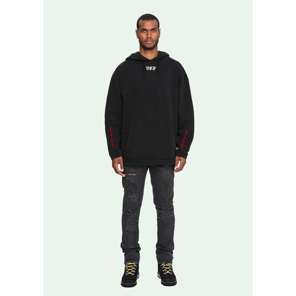 Virgil Abloh you cut me off off white hoodie